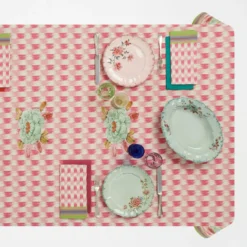 Set di 3 Piattini da Dessert Veranda Rosa