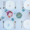 Set di 4 Piatti Piani Bloom #2