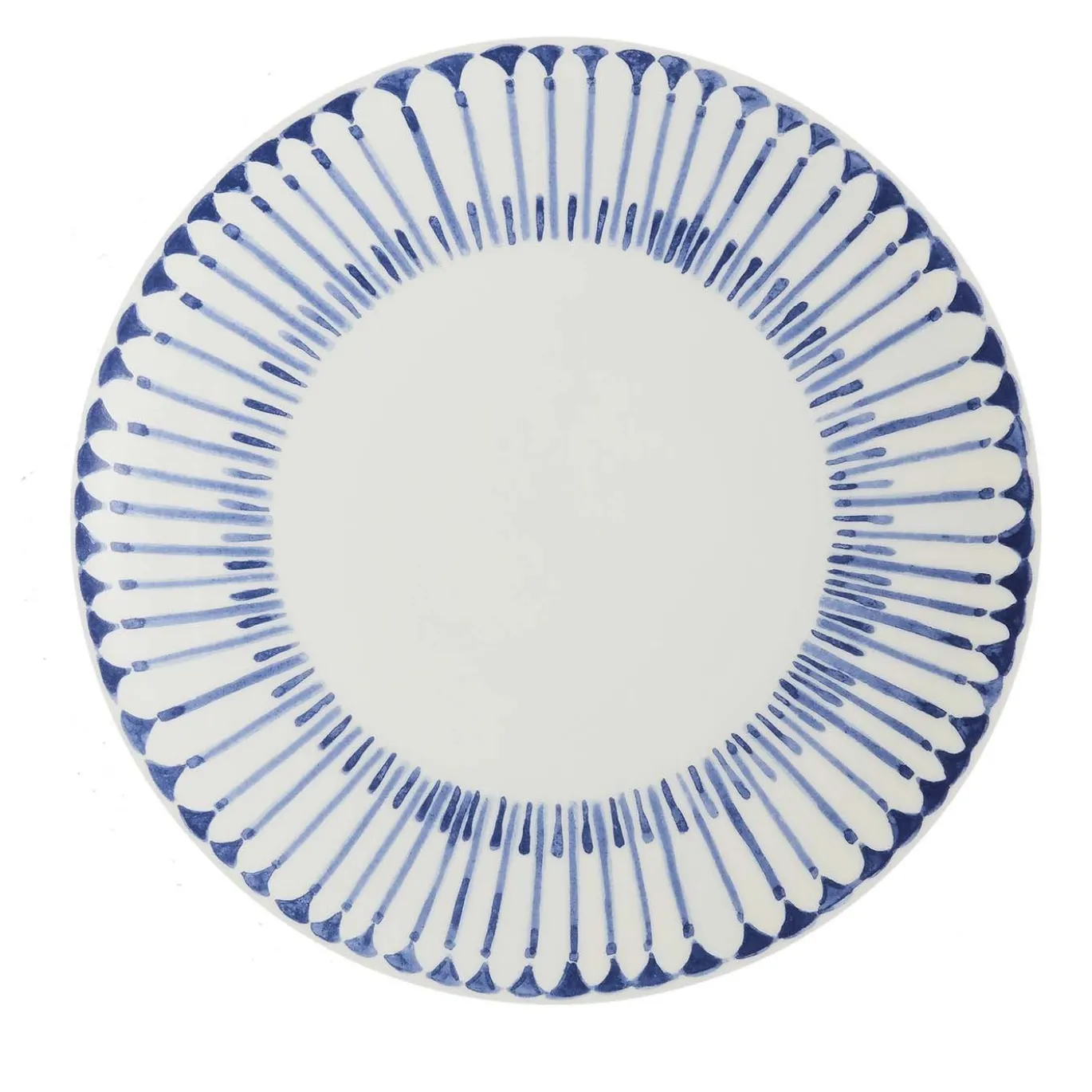 Set di 2 Piatti Piani Cobalto #9 in Porcellana Blu