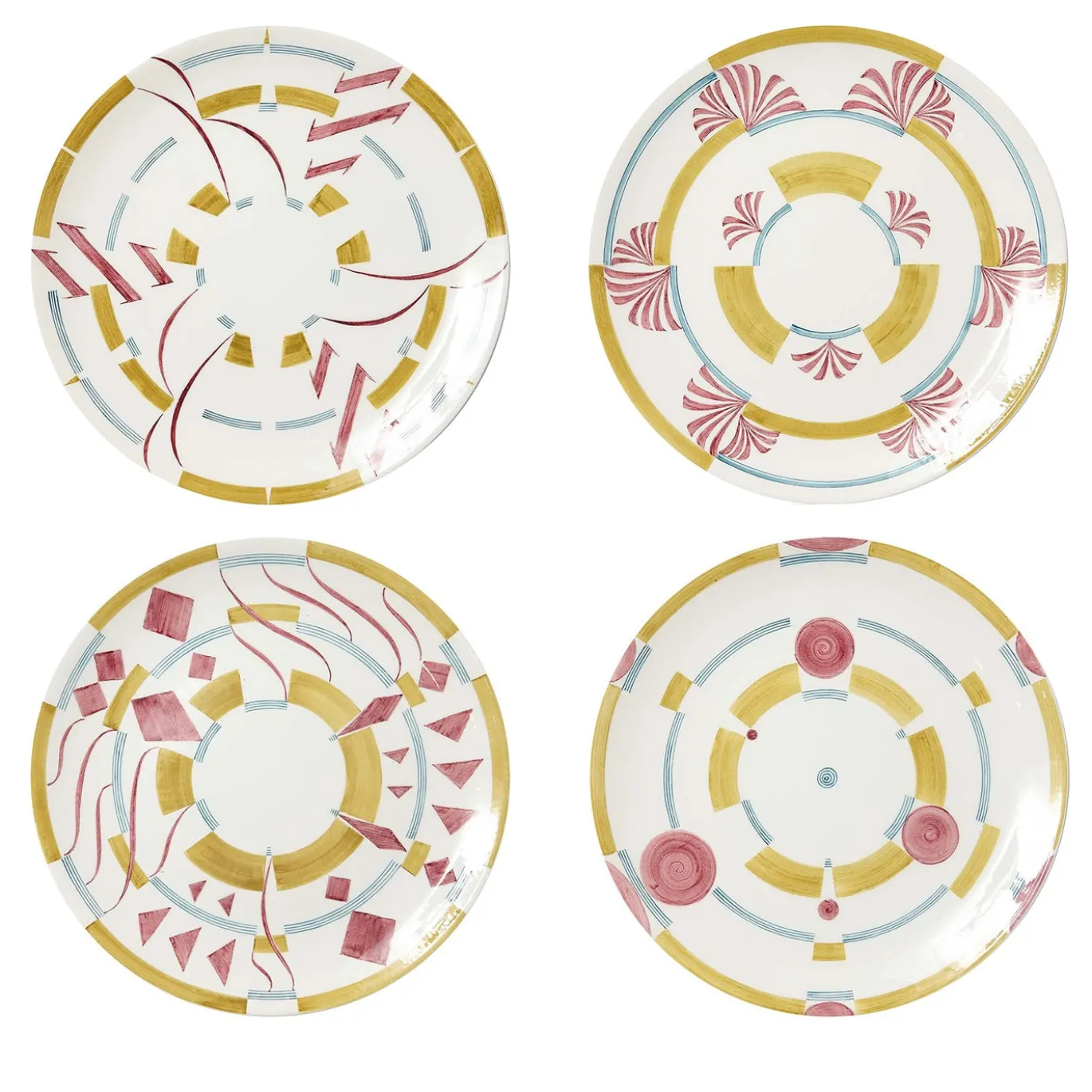 Set di 4 piatti piani Gymmetria #2