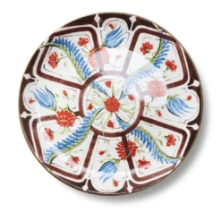 Set di 4 Piatti Piani Izmir in Ceramica