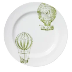Set di 4 Piatti Piani Mongolfiere