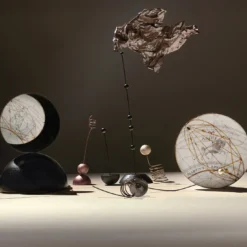 Set di 12 Piatti Piani Zodiaco in Ceramica