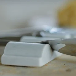 Set di 6 poggiaposate in marmo bianco di Carrara Parati