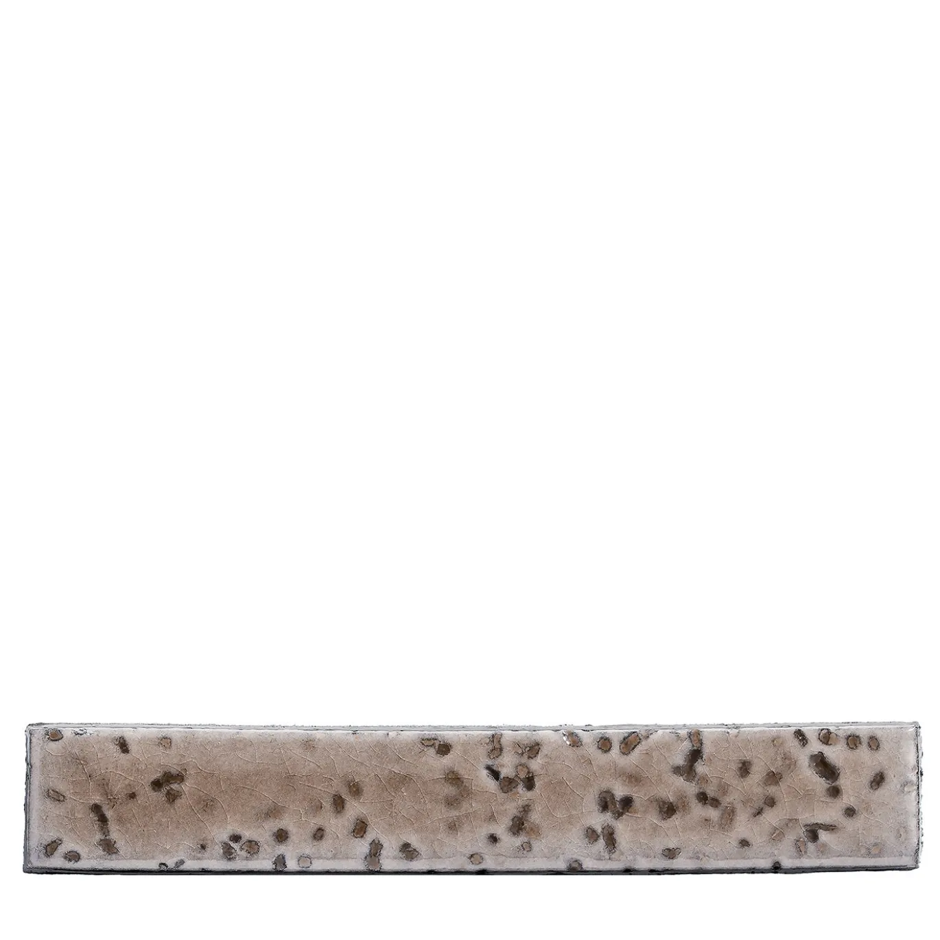 Set di 8 poggia posate Stilo Cappuccino in ceramica vetrificata smaltata
