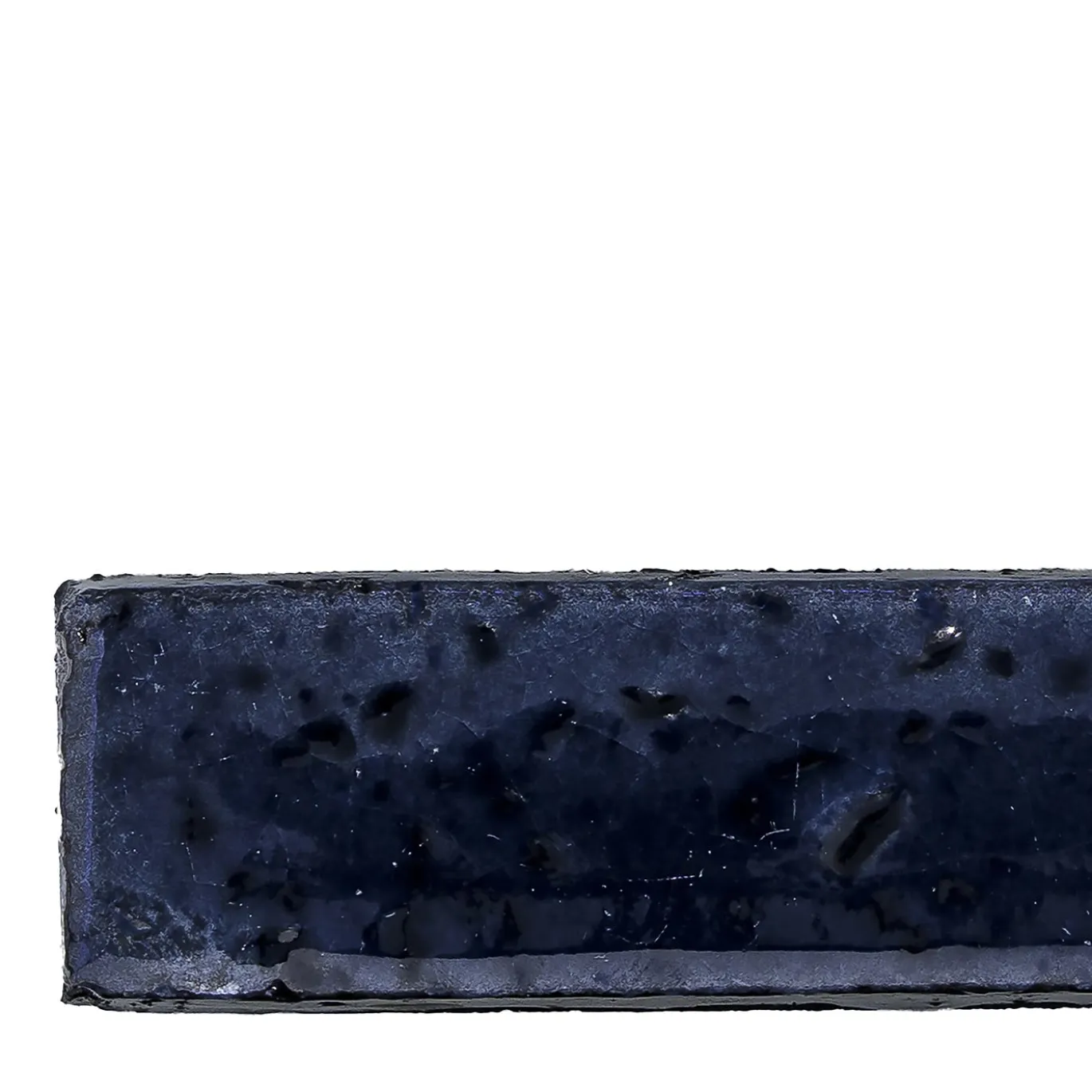 Set di 8 poggia posate Stilo in ceramica vetrificata smaltata petrolio
