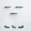 Set di 4 pomelli verdi per porte Inca #3 di Nicole Valenti