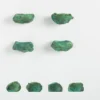 Set di 4 pomelli verdi per porte Impronta #3 di Nicole Valenti