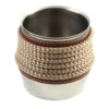 Set di 2 portacucchiai beige