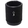 Set di 2 portaposate alti neri
