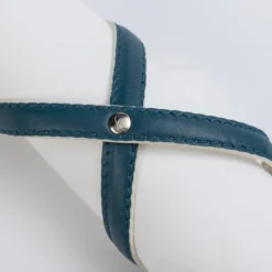 Set di 2 portatovaglioli Heathcliff Amalfi Blu e Luna Bianco
