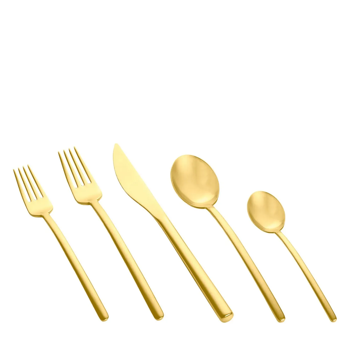 Set di posate da 5 pezzi Due Ice Oro