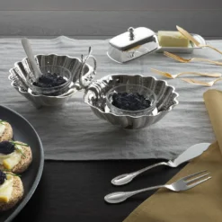 Set di posate in argento da 12 pezzi