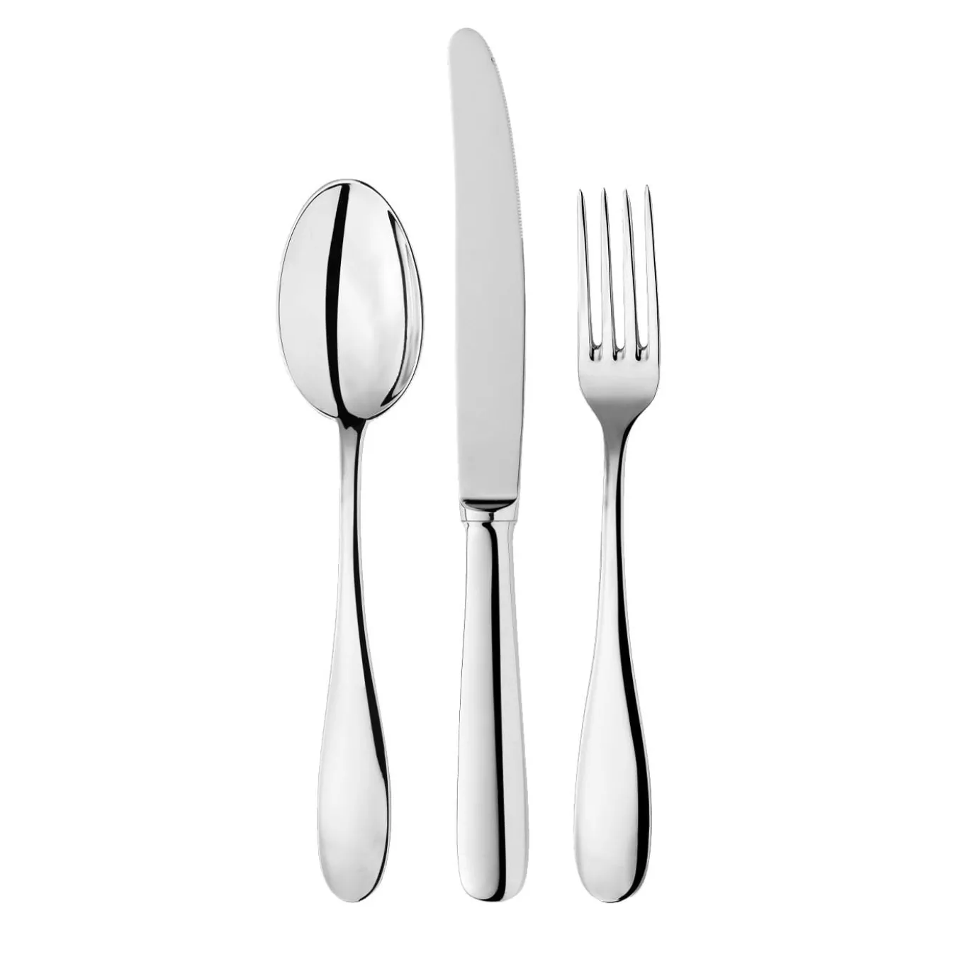 Set di posate in argento Riflessi