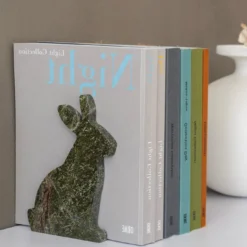 Set di 2 reggilibri verde Picasso di Alessandra Grasso