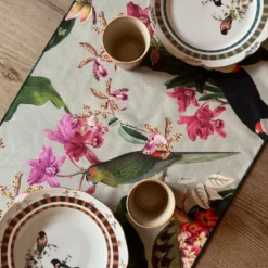Set di 2 Runners Tropicale e a Righe