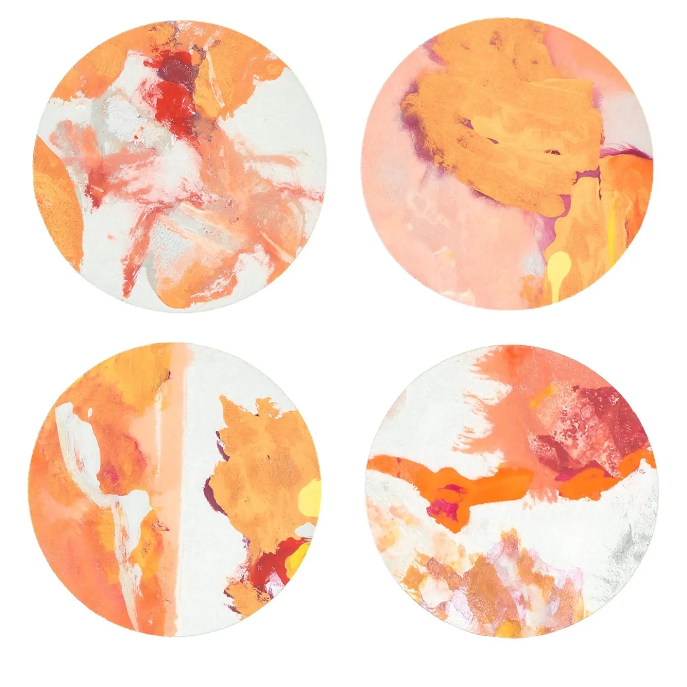 Set di 8 sottobicchieri Apollo