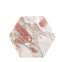 Set di 2 sottobicchieri Convivio in marmo rosa norvegese