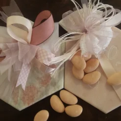 Set di 2 sottobicchieri Convivio in marmo rosa norvegese