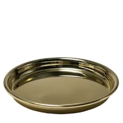 Set di 2 sottobicchieri in ottone lucidato