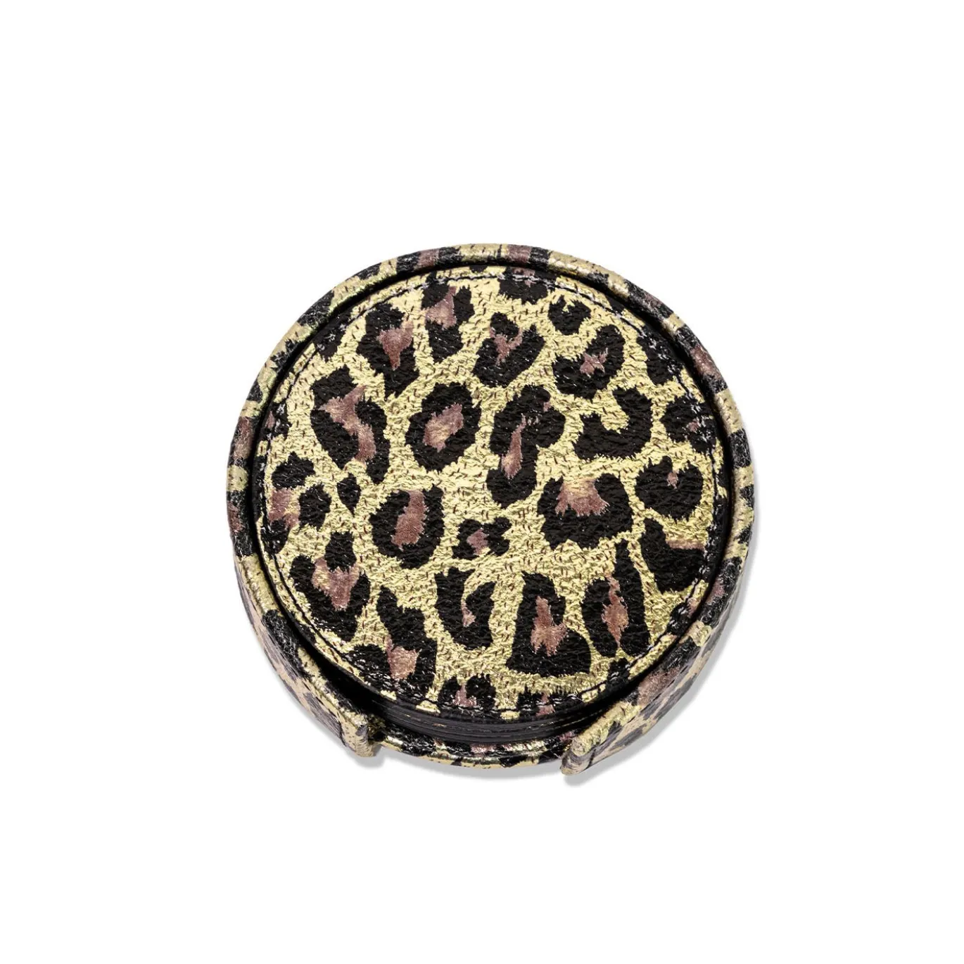 Set di 6 sottobicchieri in pelle Animalier