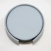 Set di 6 sottobicchieri in pelle blu chiaro