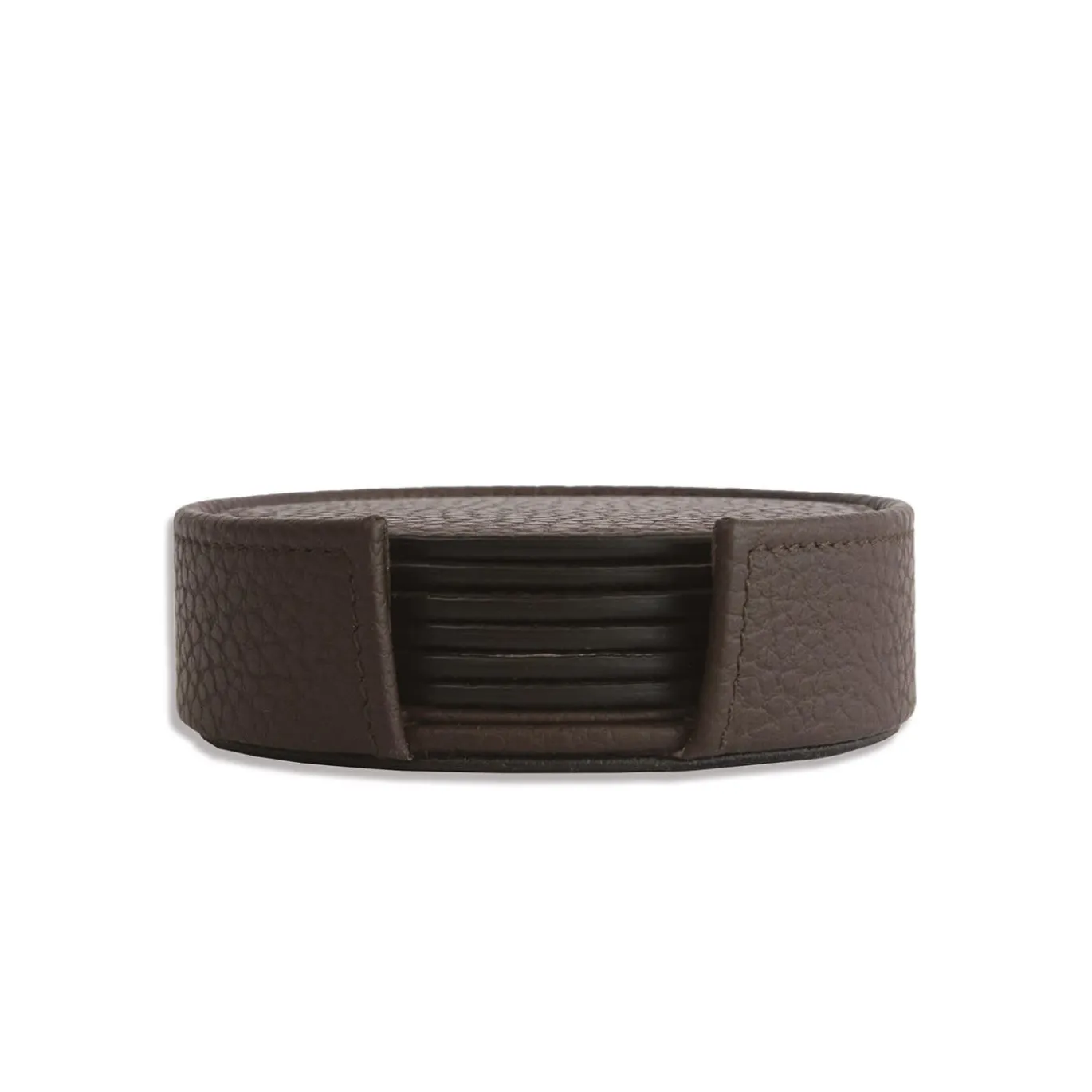 Set di 6 sottobicchieri marrone