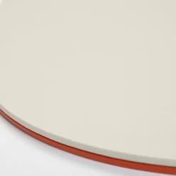Set di 6 sottobicchieri rotondi Mondrian Spritz Orange e Luna White