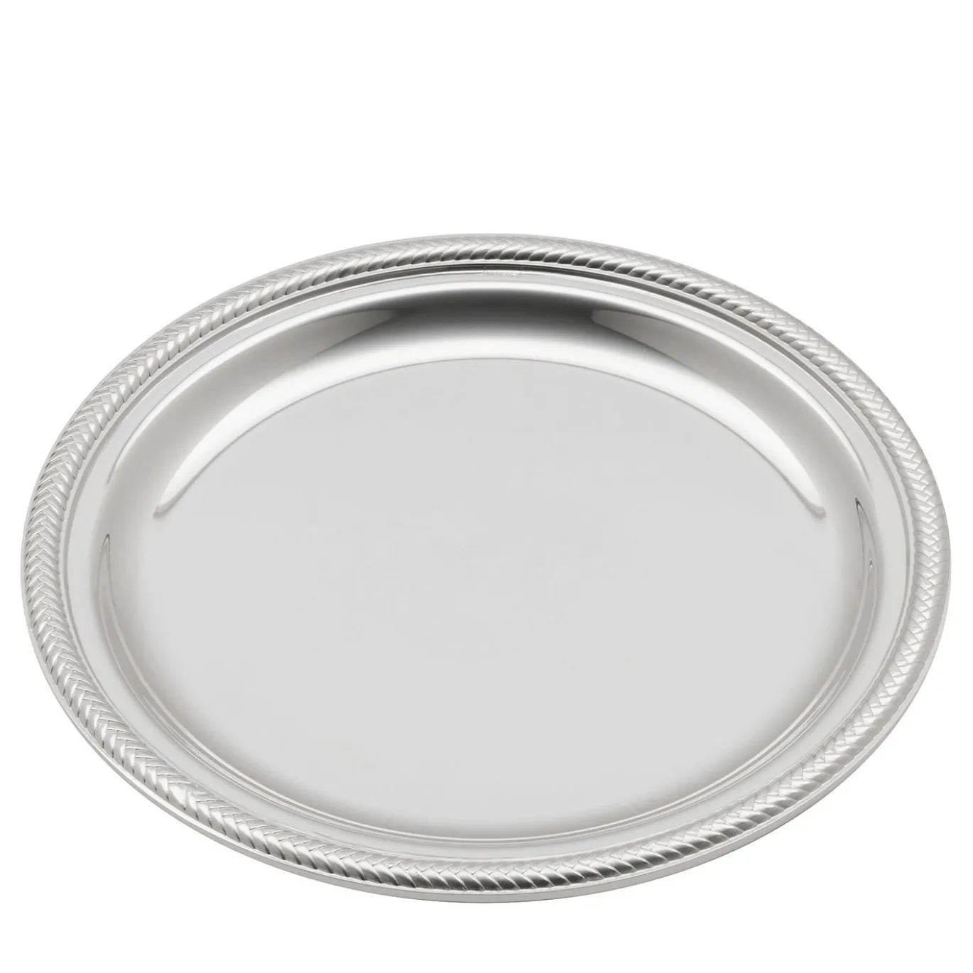Set di 6 sottobicchieri Spiga di Grano in metallo argentato