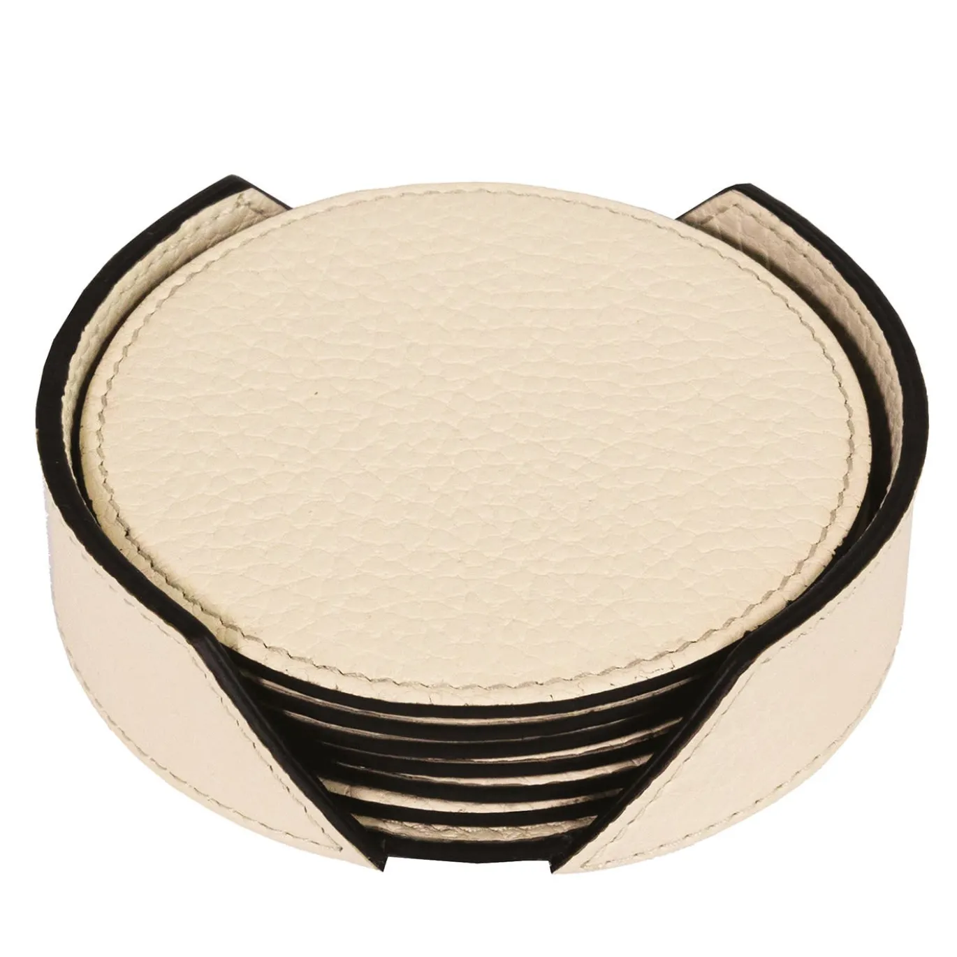 Set di 6 sottobicchieri Wings White