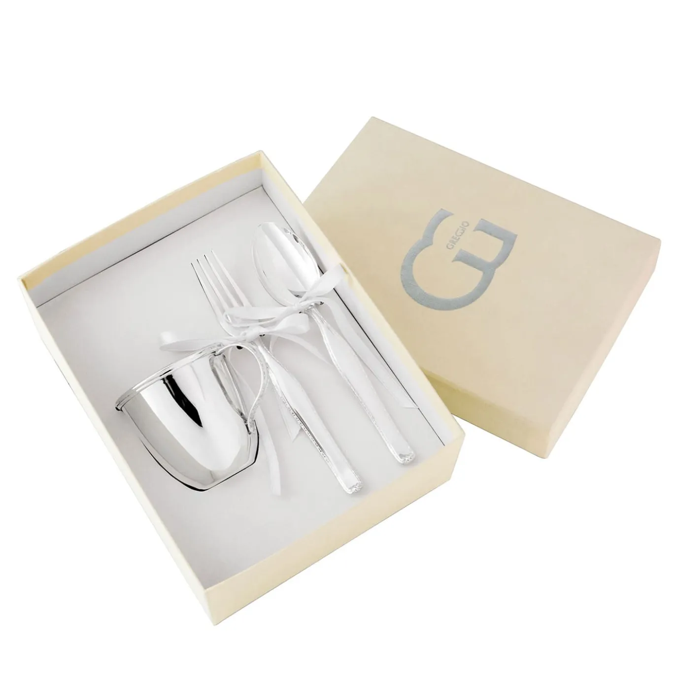 Set di stoviglie per bambini in argento N.2