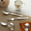 Set di stoviglie per bambini in argento N.1