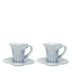 Set di 2 tazze da caffè espresso blu Prestige