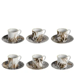 Set di 6 tazze da caffè espresso in porcellana Il Duomo Che Non C'È