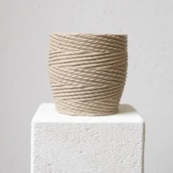 Set di 4 tazze da tè beige in liquirizia