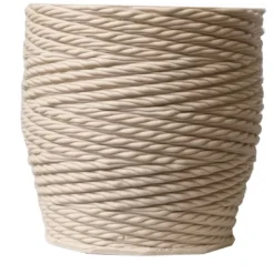 Set di 4 tazze da tè beige in liquirizia
