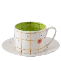 Set di 2 tazze da tè con piattino Amelia Straight #2