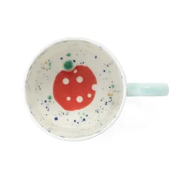 Set di 2 tazze grandi marmorizzate blu