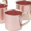 Set di 4 tazze in rame