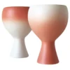 Set di 2 tazze Inseparabili Rosa Pesca