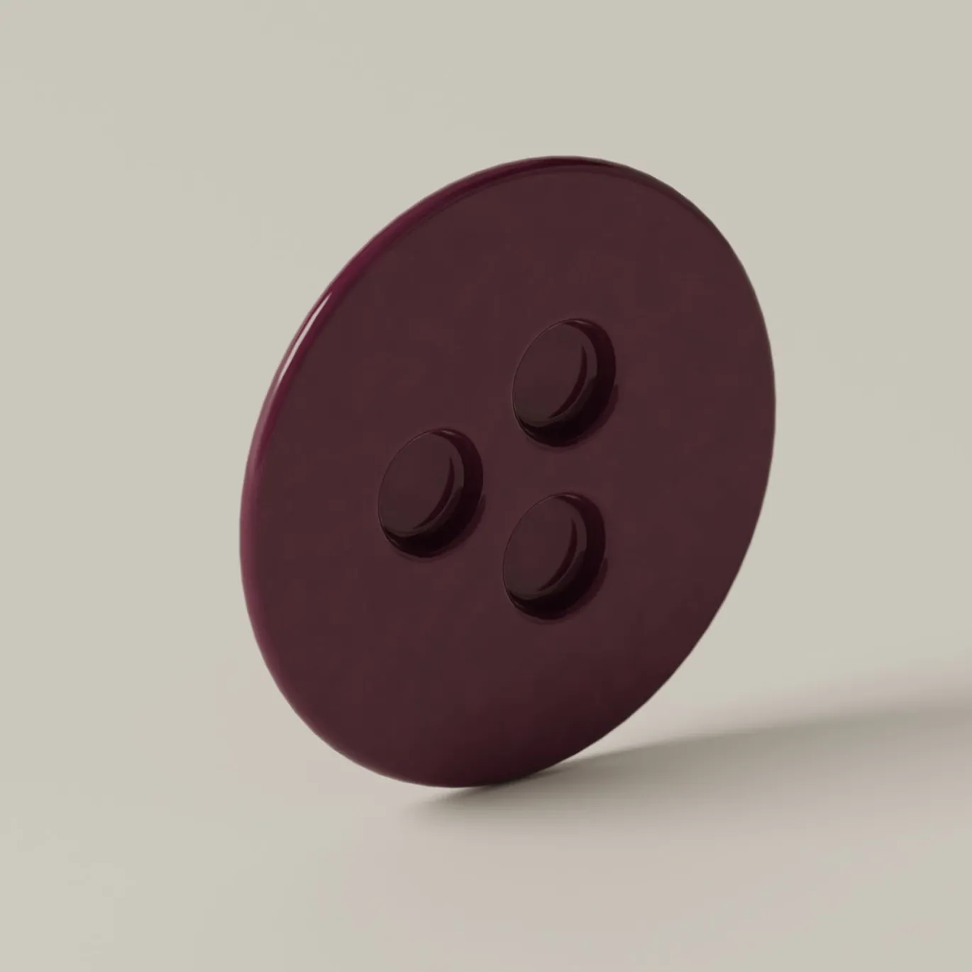 Set di 4 tazzine da espresso e piattini scultorei cUUUp in ceramica lucida viola