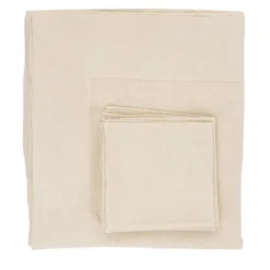 Set di tovaglia e tovaglioli in lino