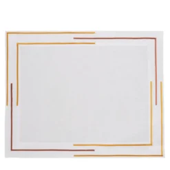 Set di 2 Tovagliette Bianche Namasté