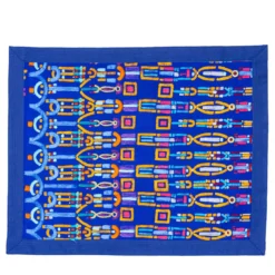 Set di 4 tovagliette Colores Cornice in cotone blu