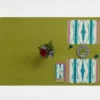 Set di 4 tovagliette Flame Design Pavone Veronese