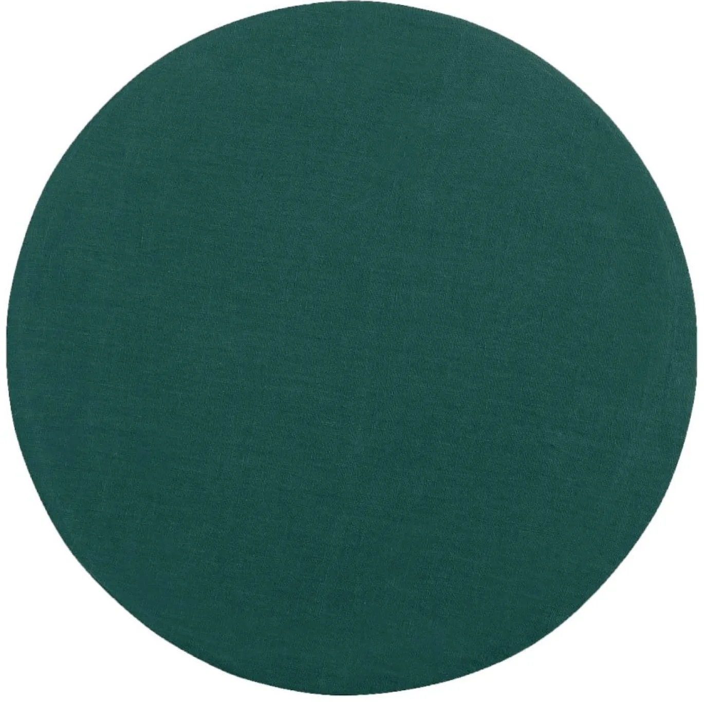 Set di 4 Tovagliette Rotonde Foresta in Lino con Supporto in Sughero