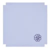 Set di 6 tovaglioli azzurri ricamati Corallo Blu