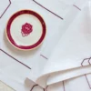 Set di 4 tovaglioli bianchi Tivoli