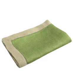Set di 4 tovaglioli Boboli verde oliva