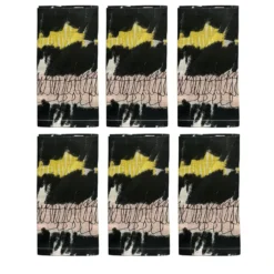 Set di 6 tovaglioli policromi astratti